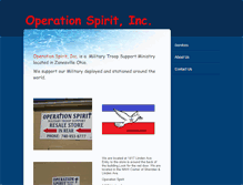 Tablet Screenshot of operationspiritinc.com